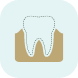 Animated tooth and soft tissue representing replacing missing teeth