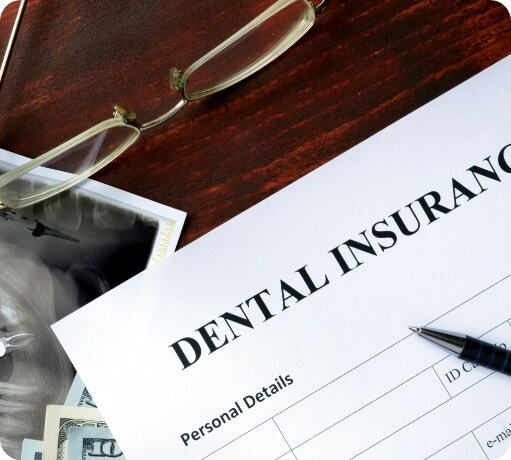 Dental insurance coverage forms